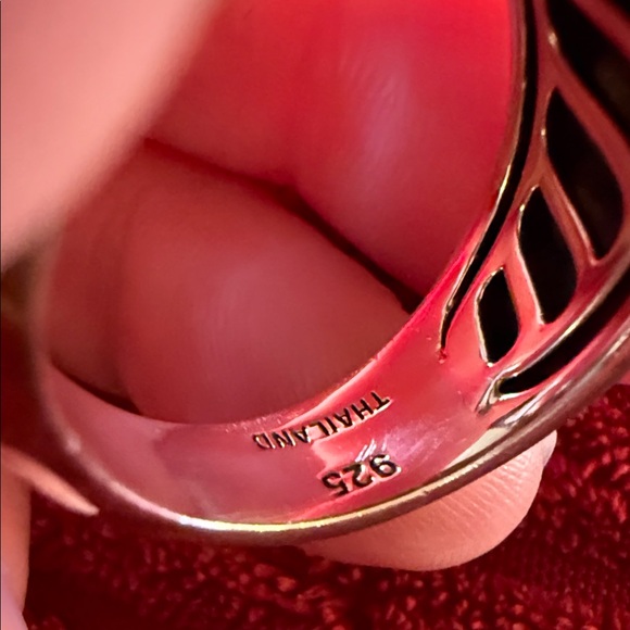 John Hardy JAI Sterling Silver
 Patterned Ring - Picture 8 of 10